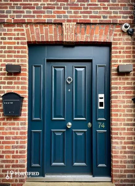 Forced entry resistant door with green milling
